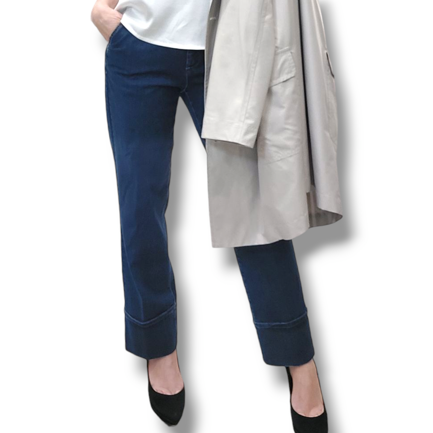Jeans Kimmy risvolto