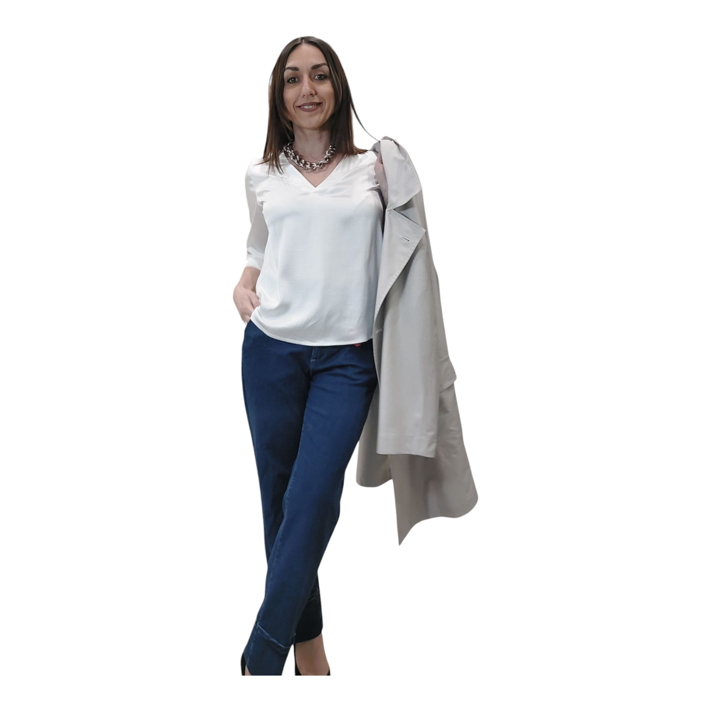 Jeans Kimmy risvolto