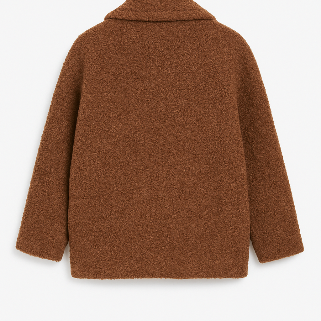 Giaccone Teddy doppiopetto