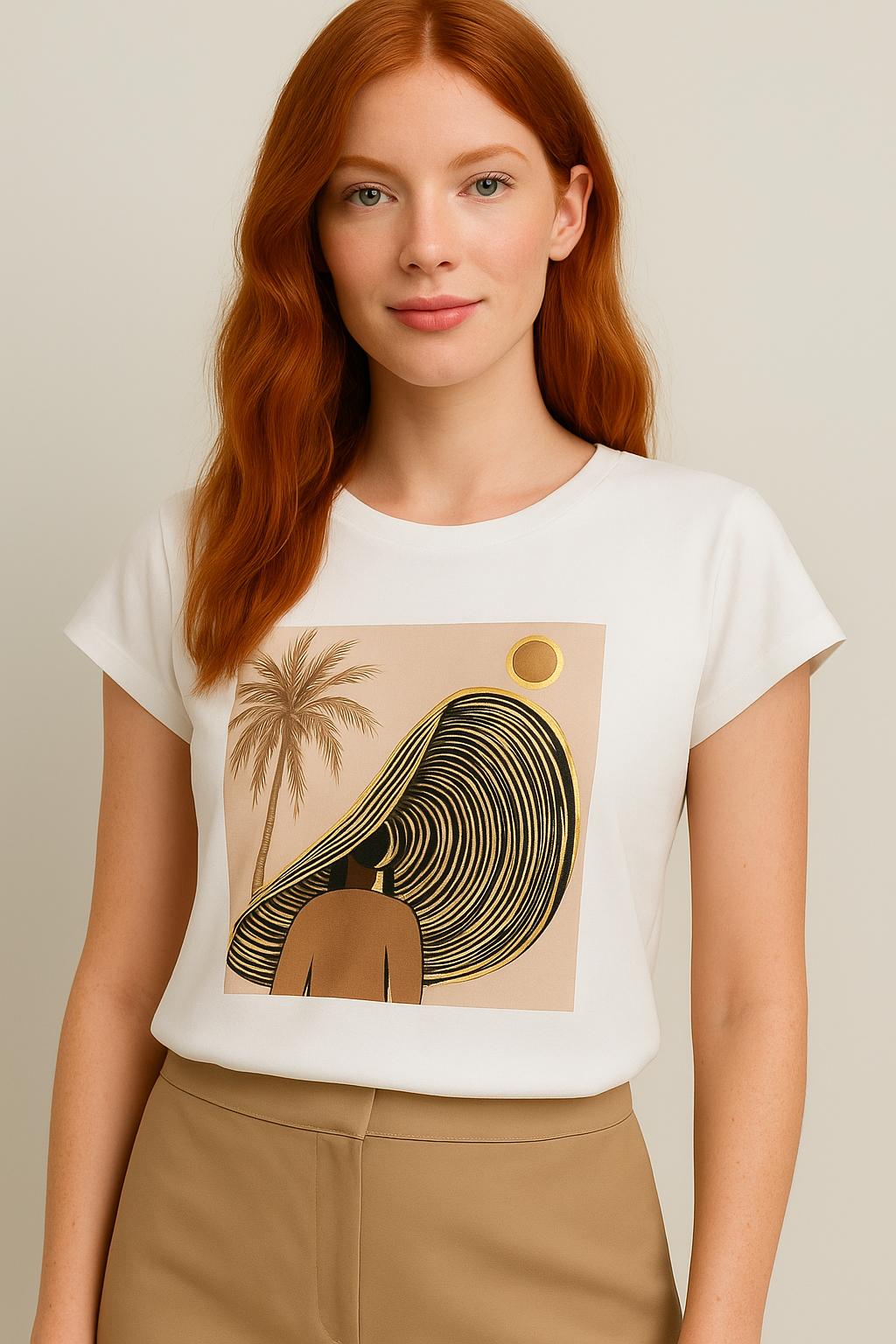 T-Shirt "Golden Wave"