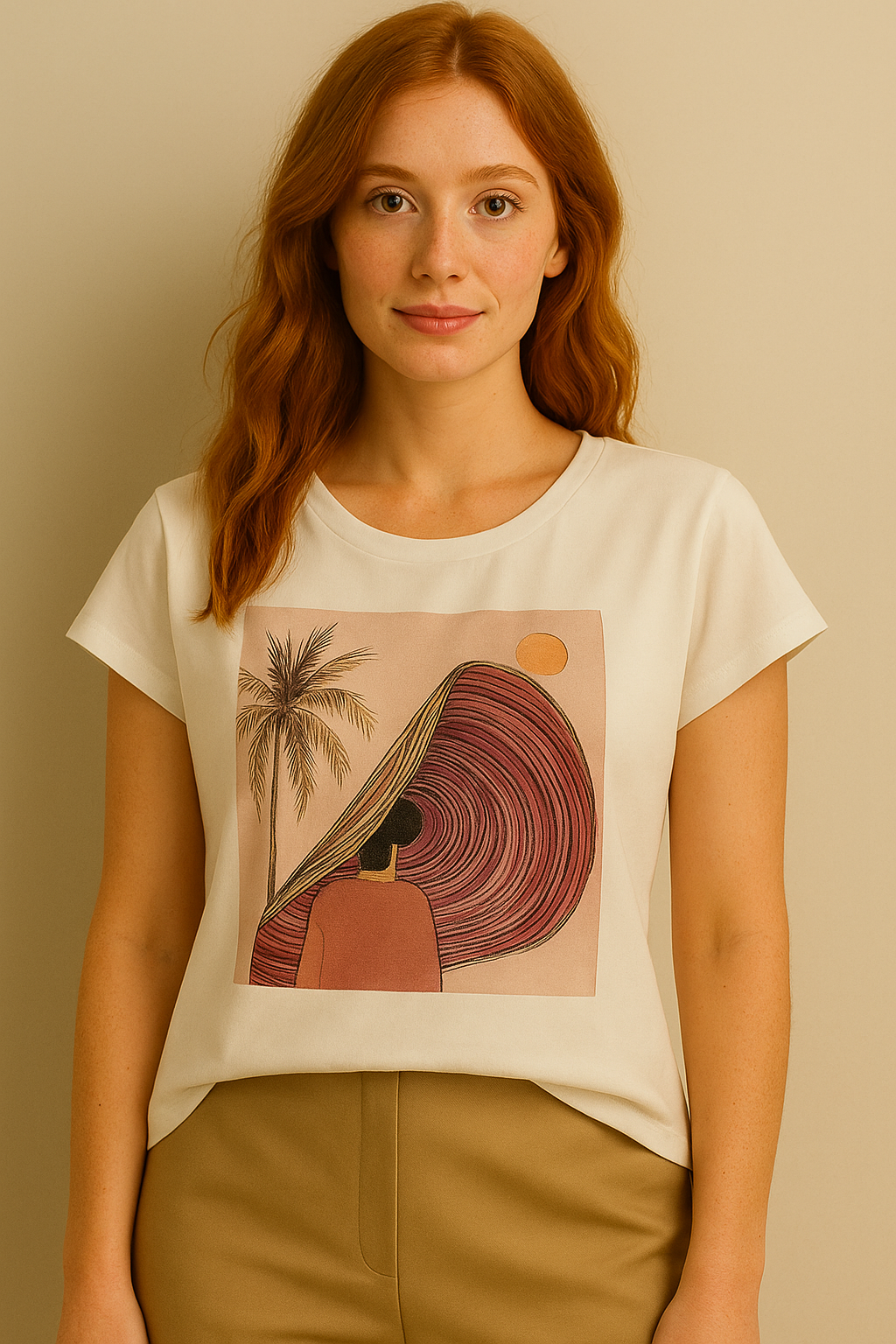 T-Shirt "Golden Wave"