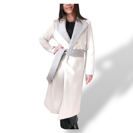 Cappotto bianco neve V.Rio