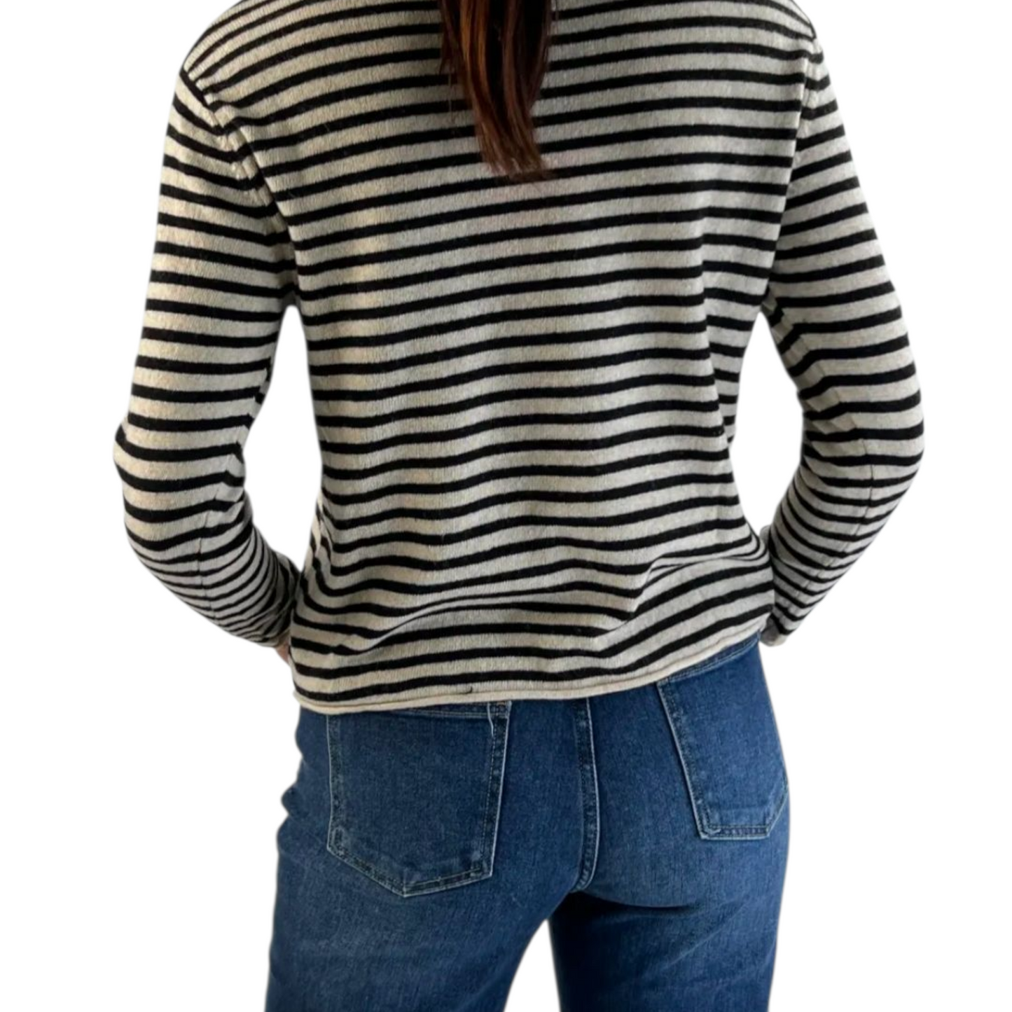 Maglia sottile in misto cachemire