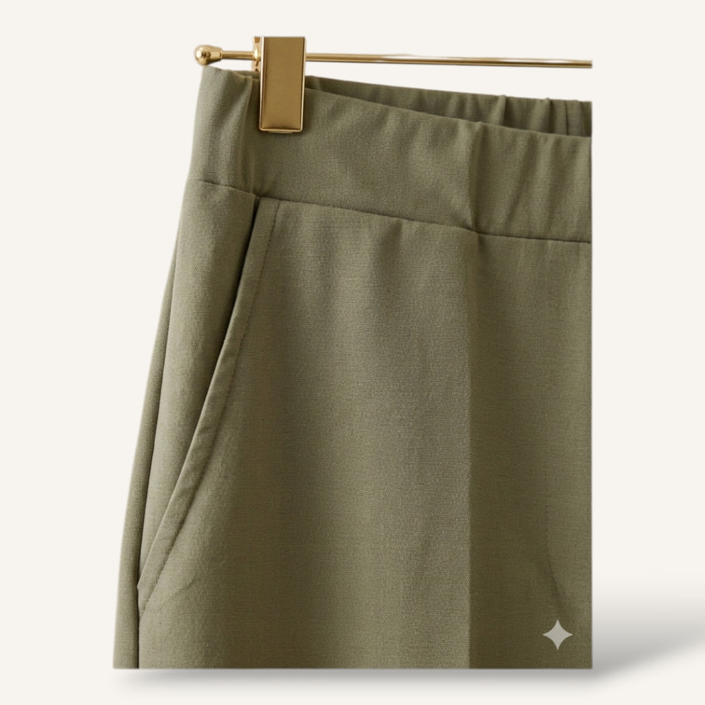 Pantalone palazzo punto stoffa