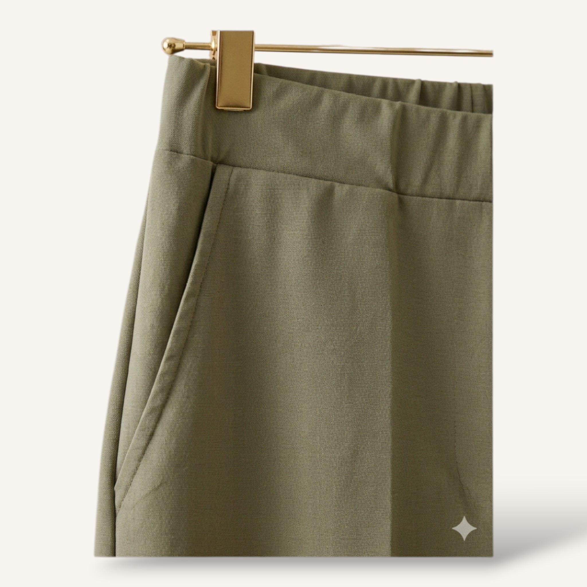 Pantalone palazzo punto stoffa
