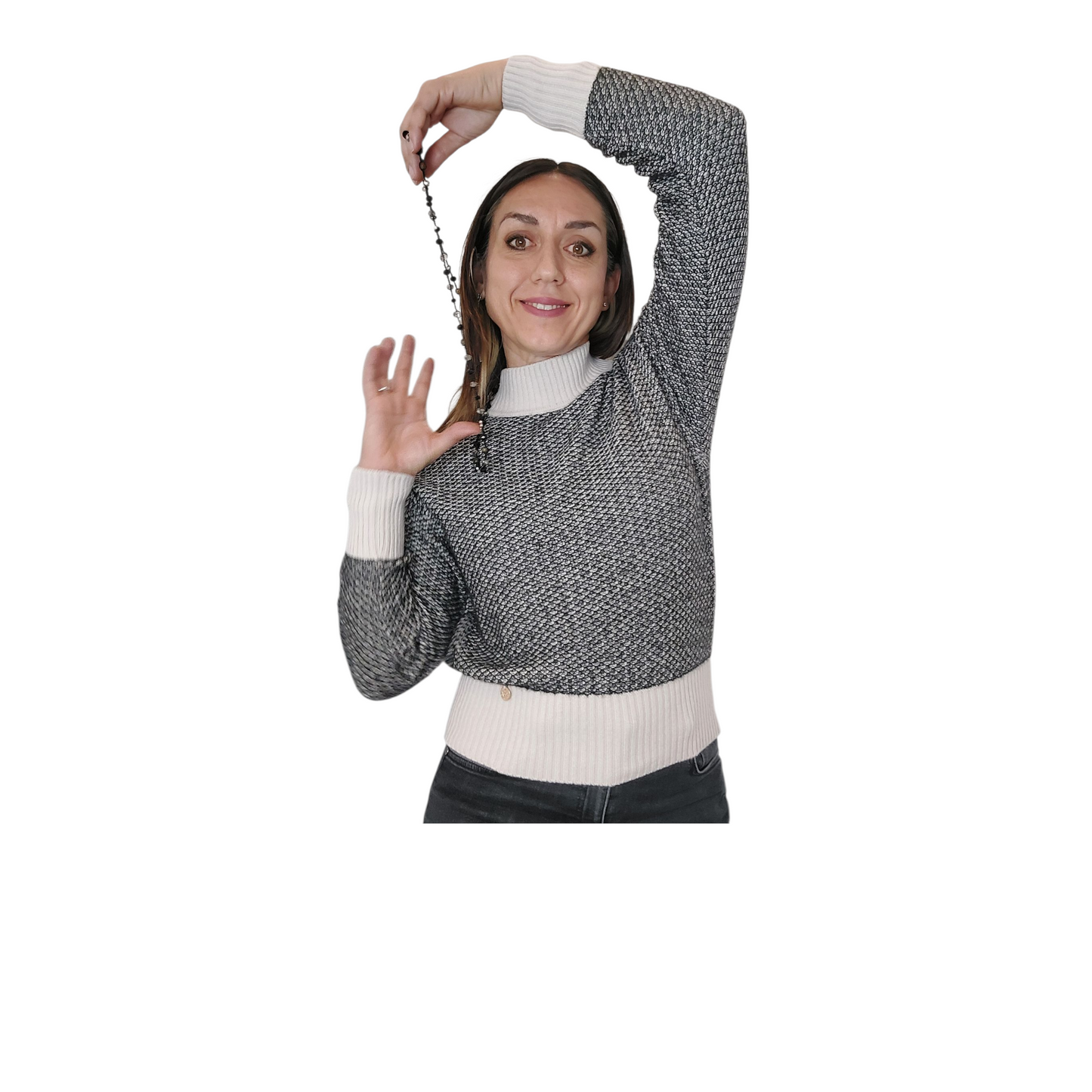 Maglia di lusso misto cachemire