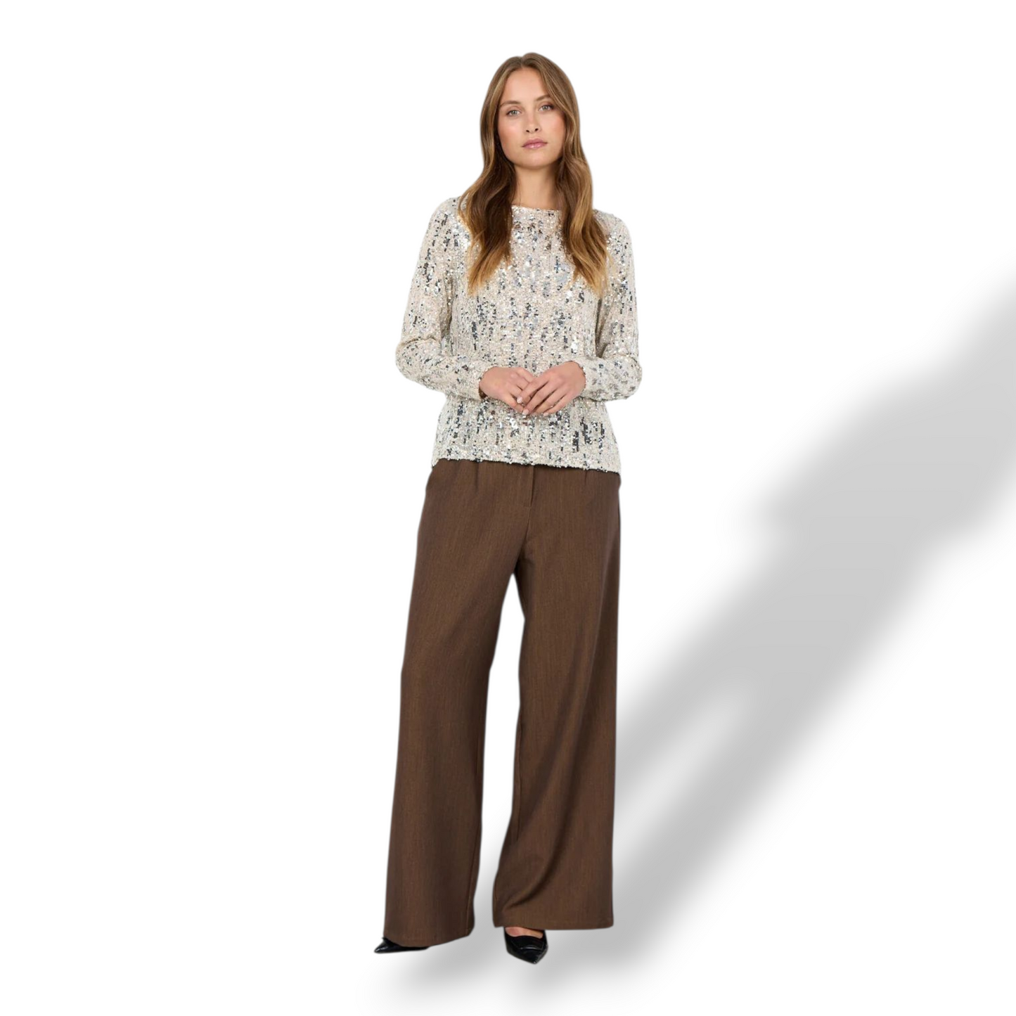 Blusa paillettes Angel