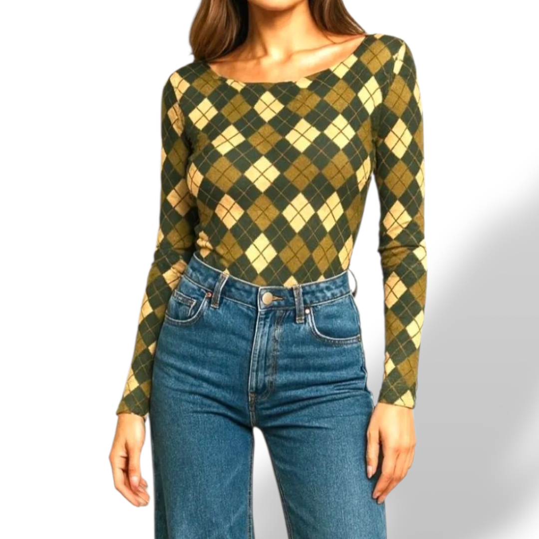 Cachemirette stampa tartan