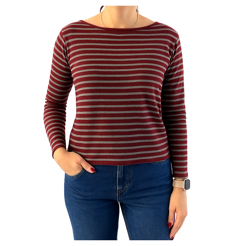 Maglia sottile in misto cachemire