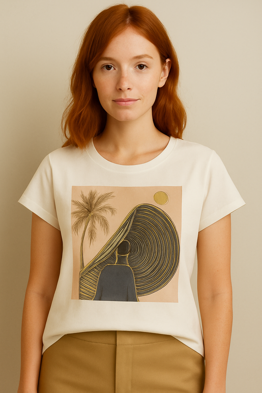 T-Shirt "Golden Wave"