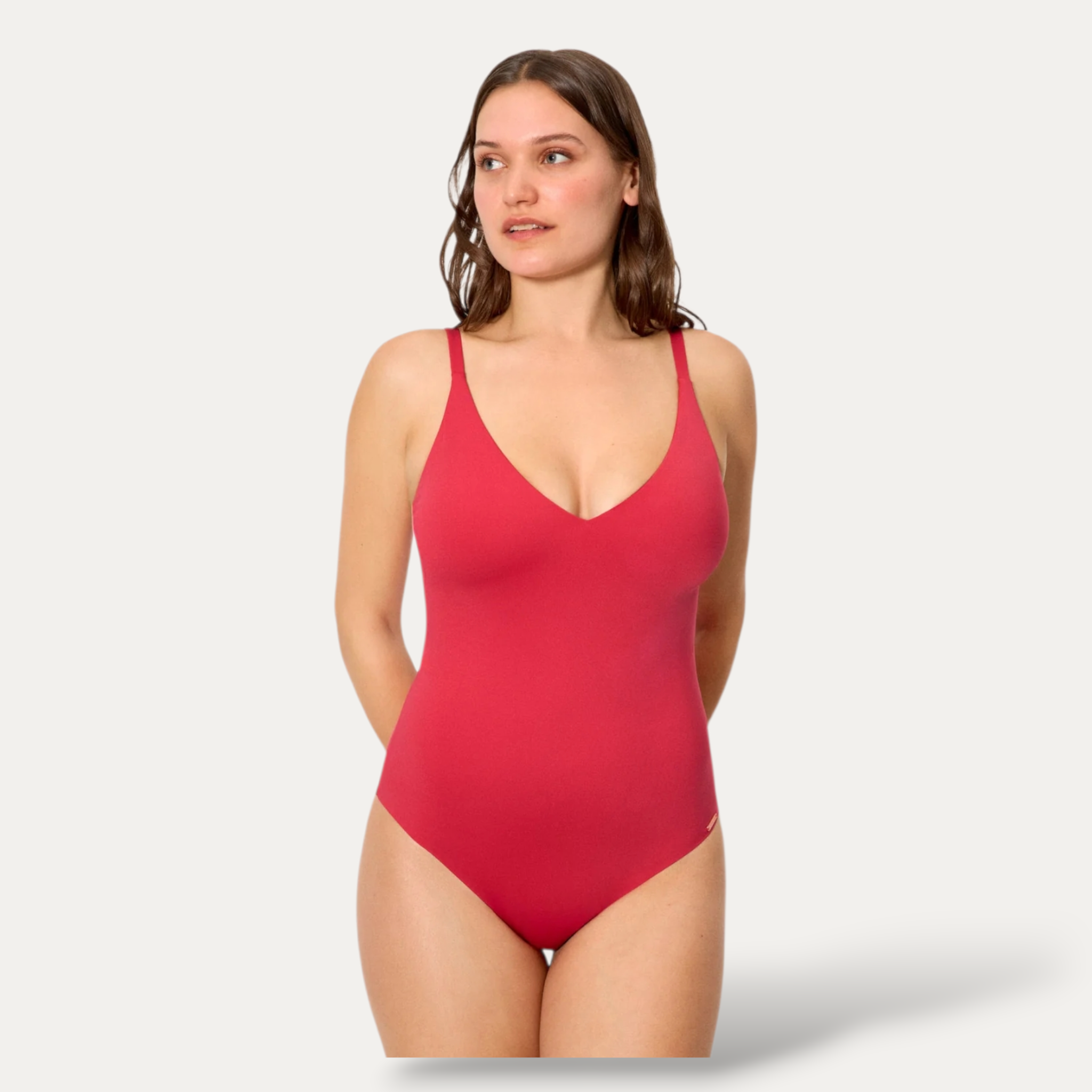 Costume compressivo snellente rosso coppa C