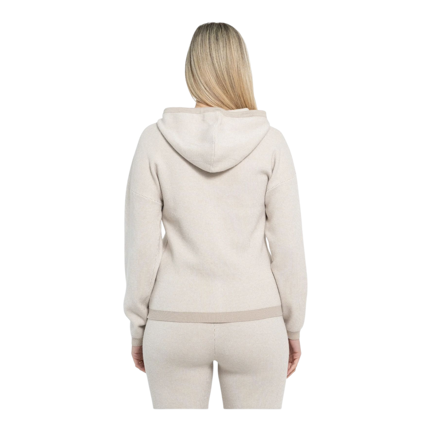 Felpa in maglia a coste