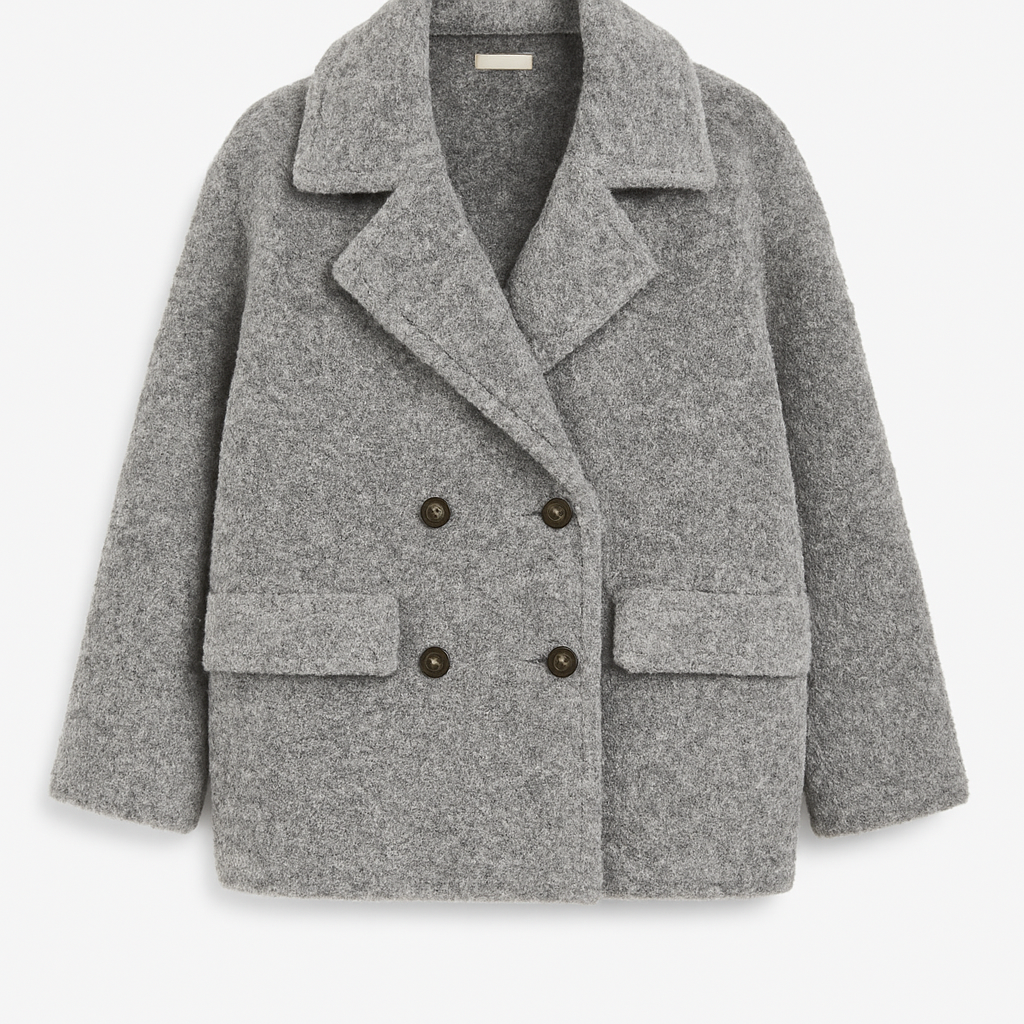 Giaccone Teddy doppiopetto