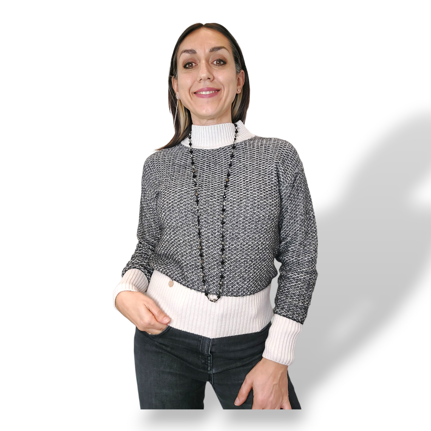 Maglia di lusso misto cachemire