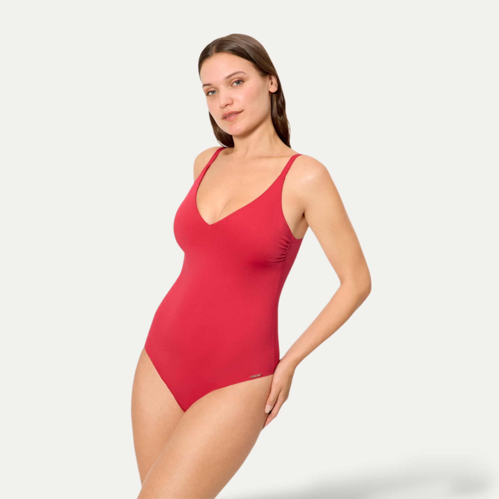 Costume compressivo snellente rosso coppa C