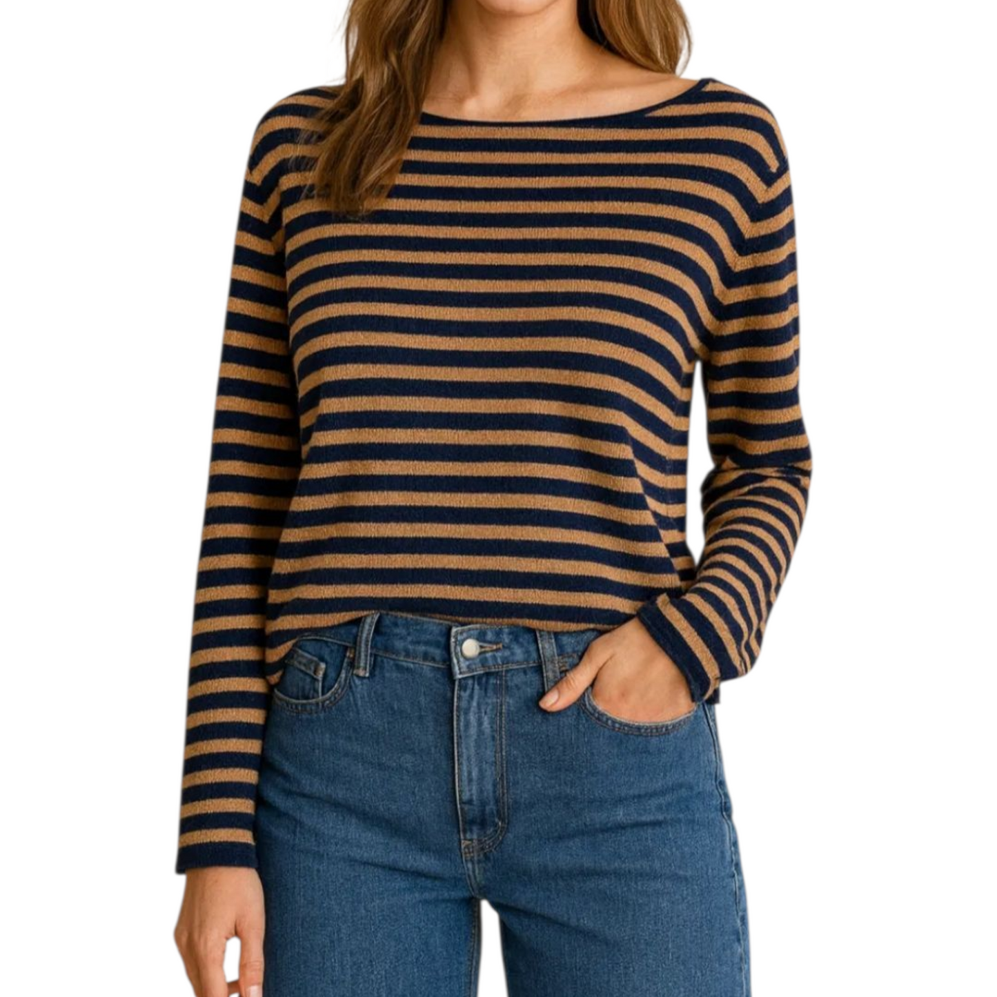 Maglia sottile in misto cachemire