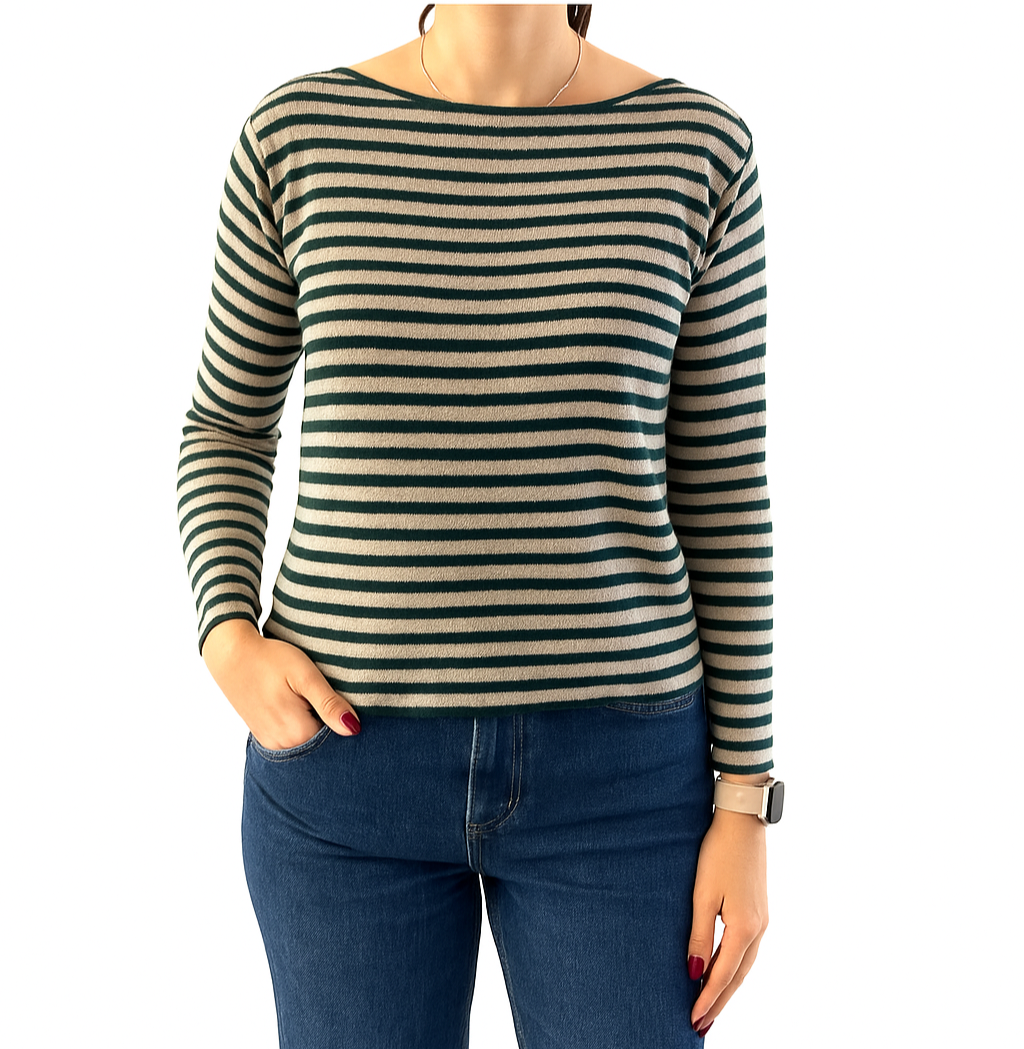 Maglia sottile in misto cachemire