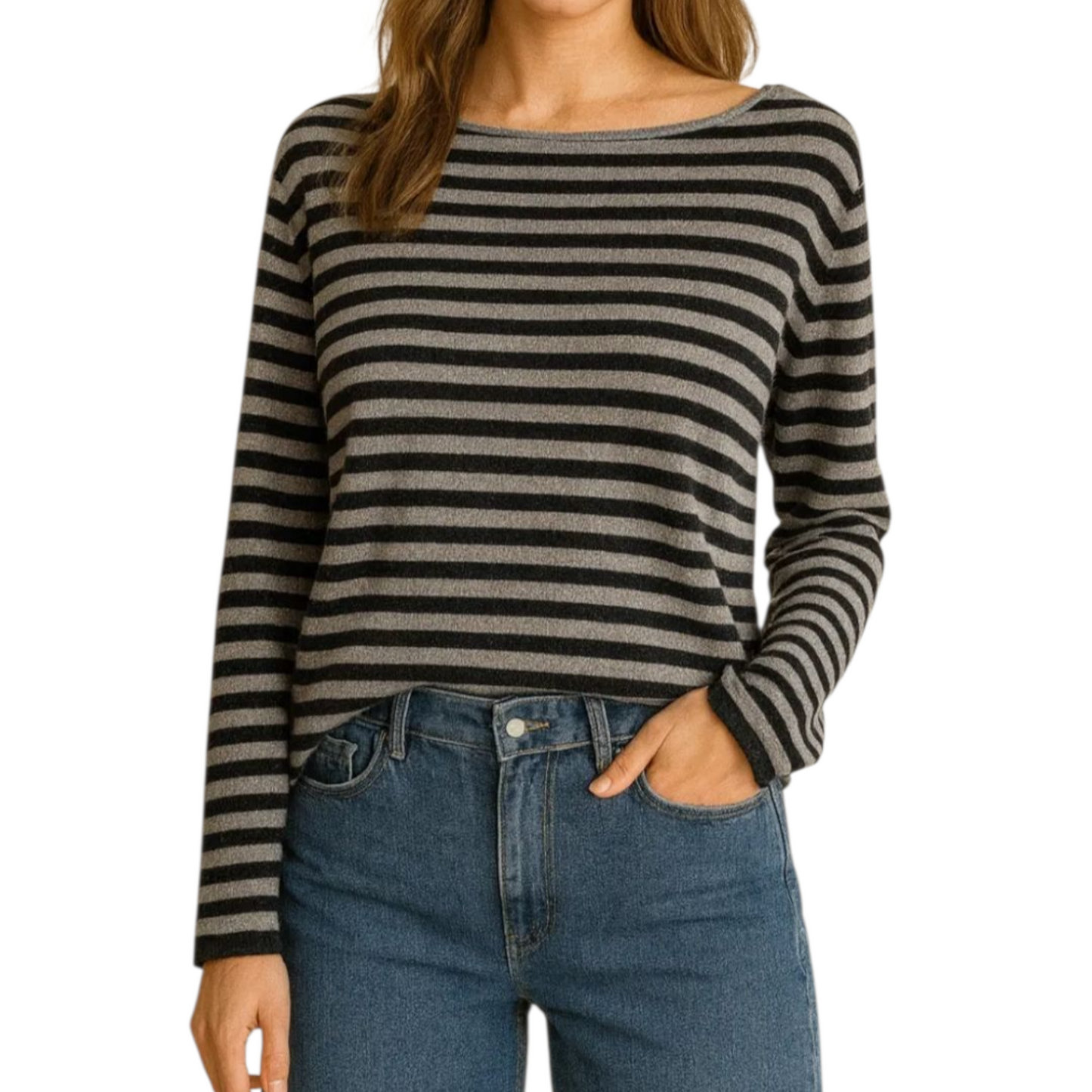 Maglia sottile in misto cachemire