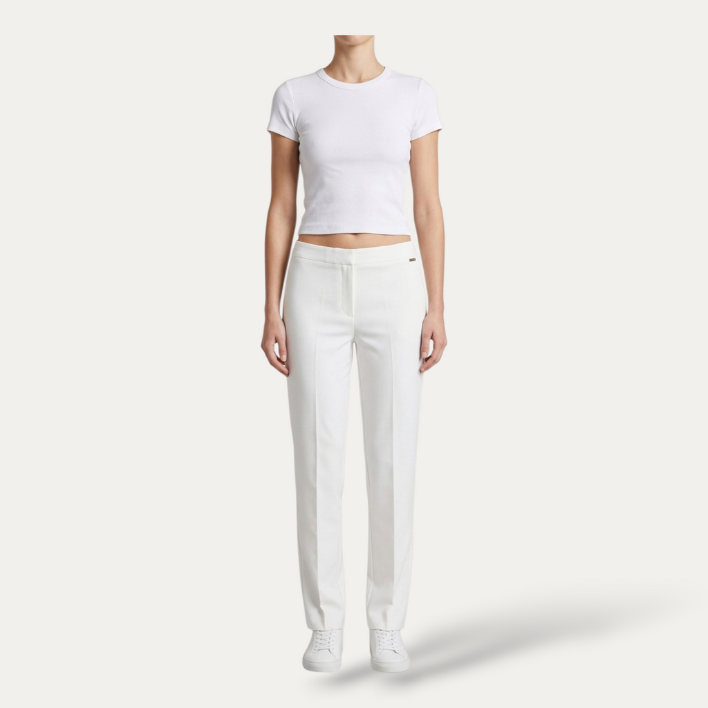 Pantalone Sartoriale Jogger - White Edition