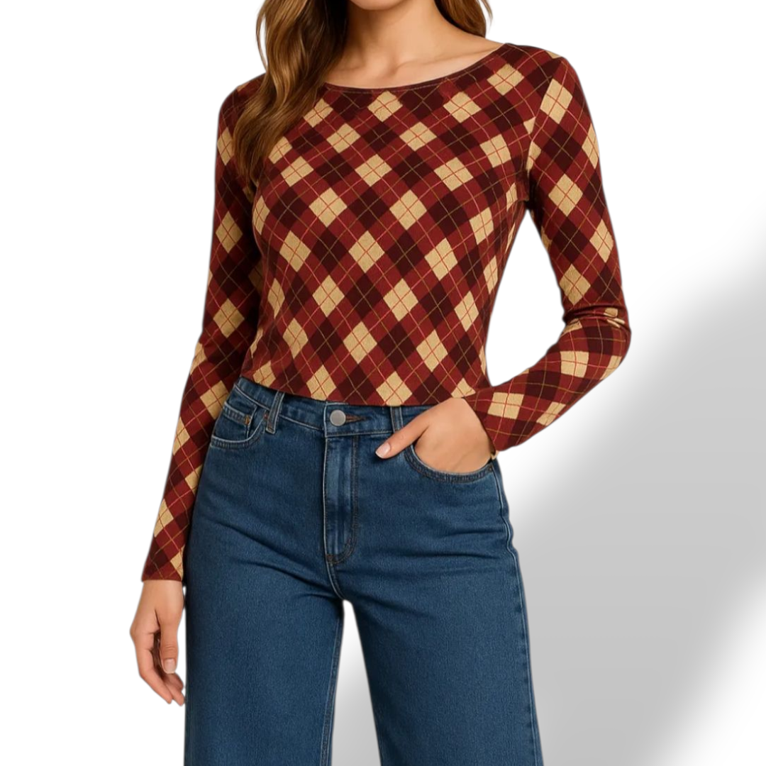 Cachemirette stampa tartan