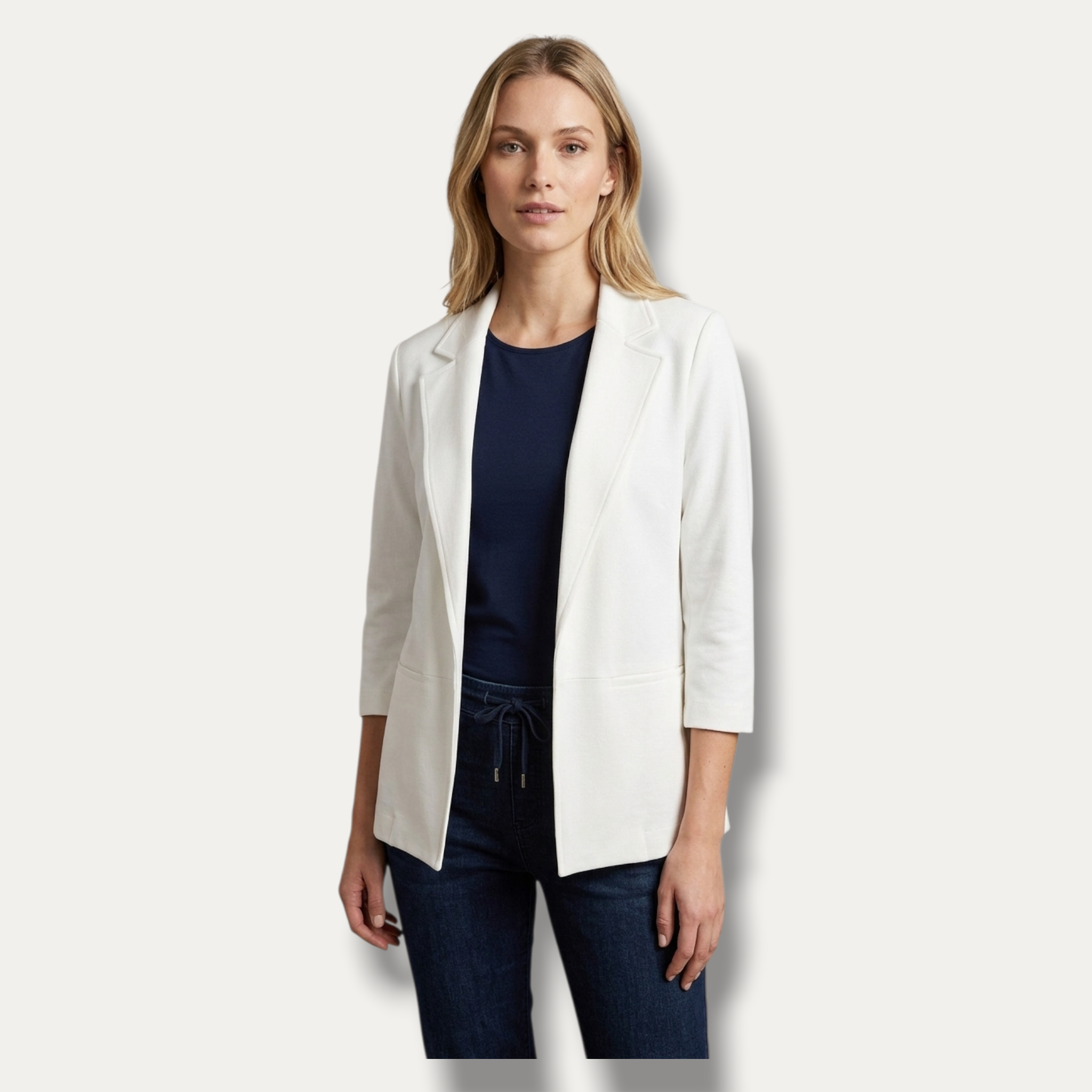 Blazer Leggero in Punto Milano – Eleganza "Easy Care"