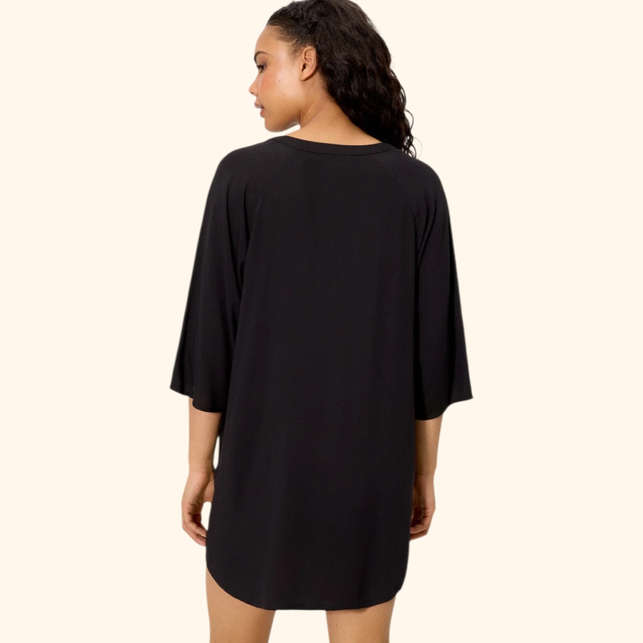 Camicia copricostume viscosa