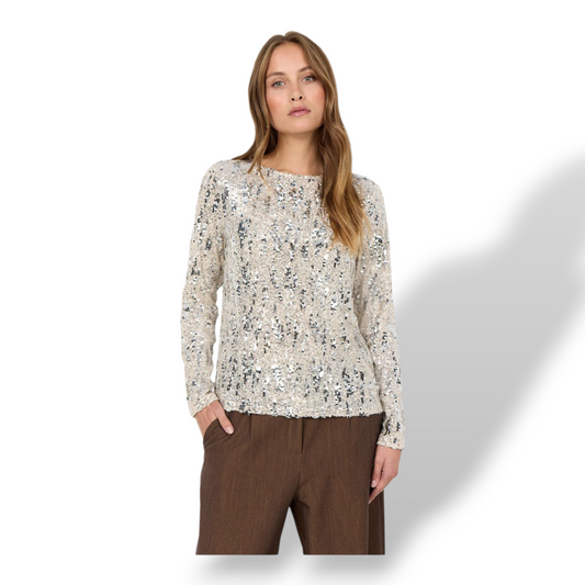 Blusa paillettes Angel