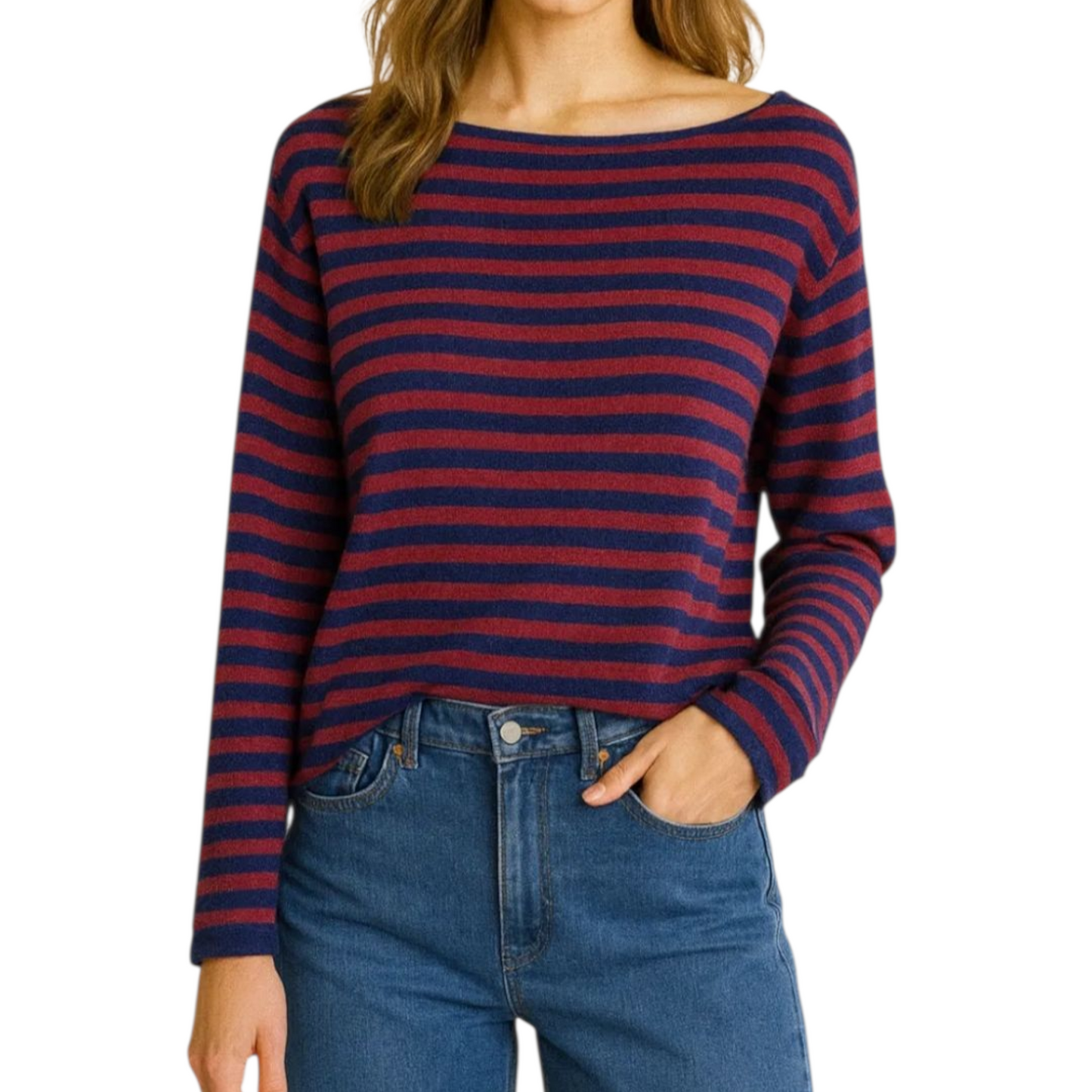 Maglia sottile in misto cachemire