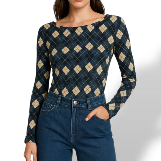 Cachemirette stampa tartan