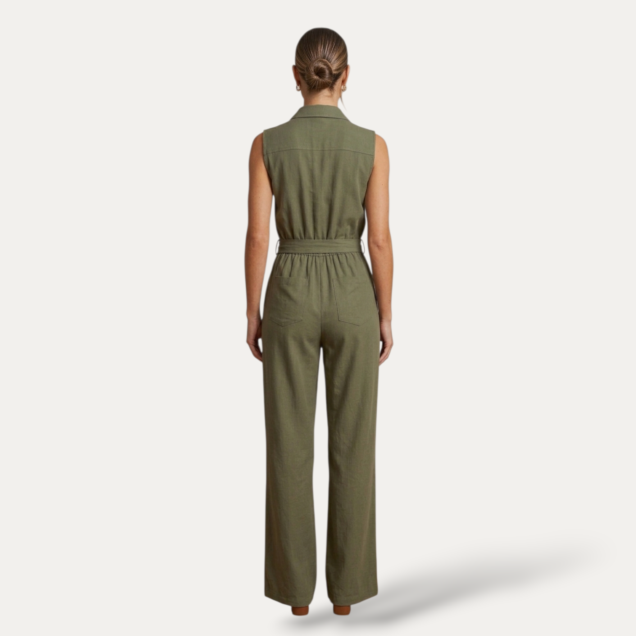Tuta Intera Smanicata in Viscosa – Stile Urban Chic