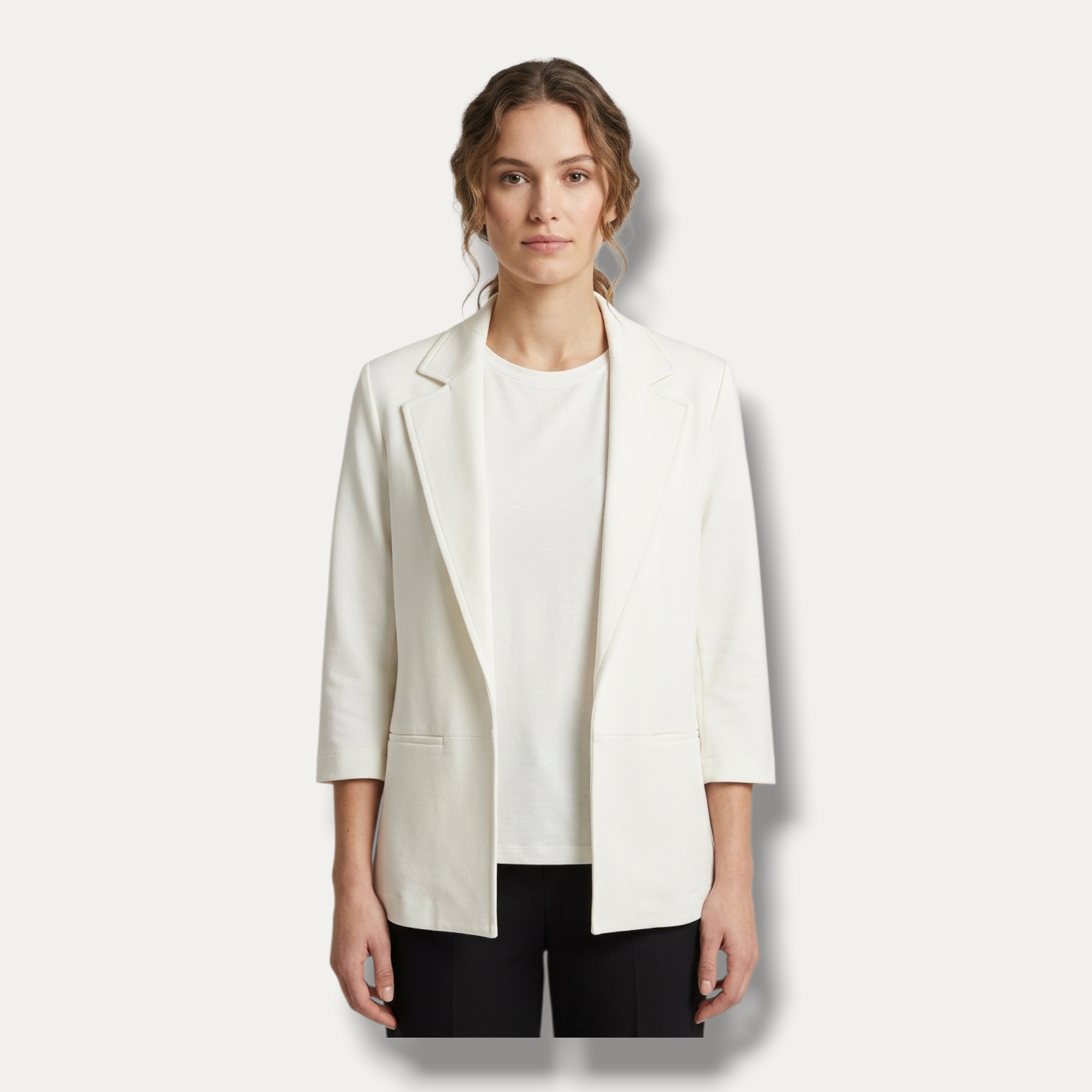 Blazer Leggero in Punto Milano – Eleganza "Easy Care"