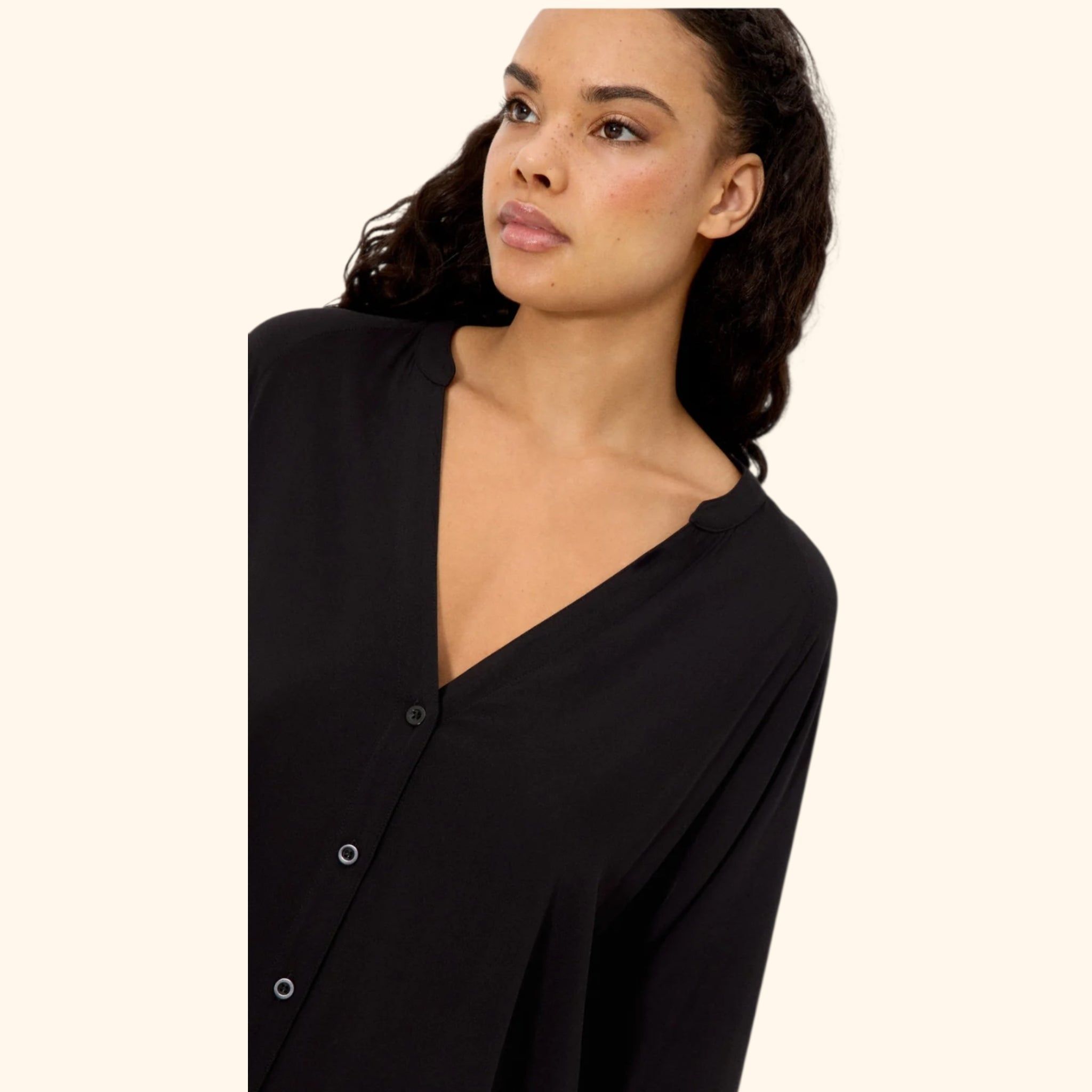 Camicia copricostume viscosa