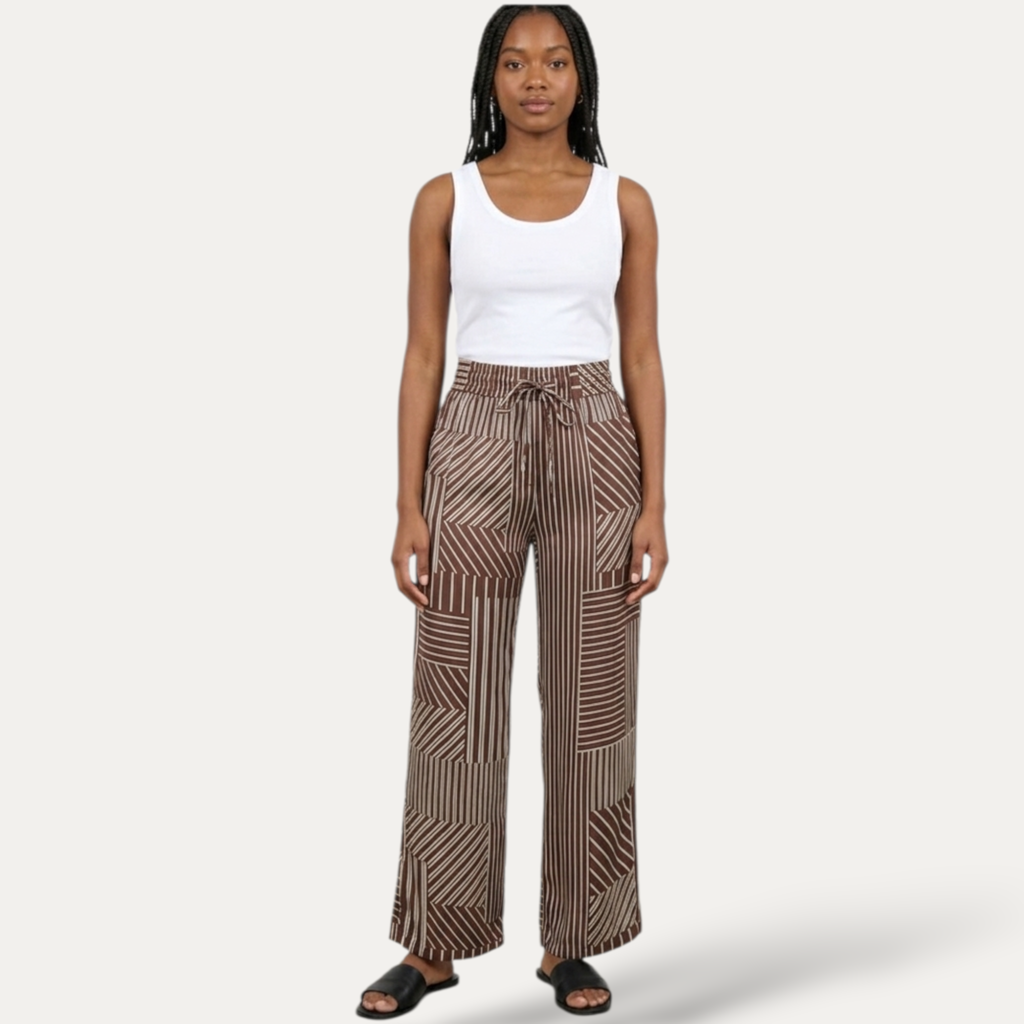 Pantaloni Satin Ecovero