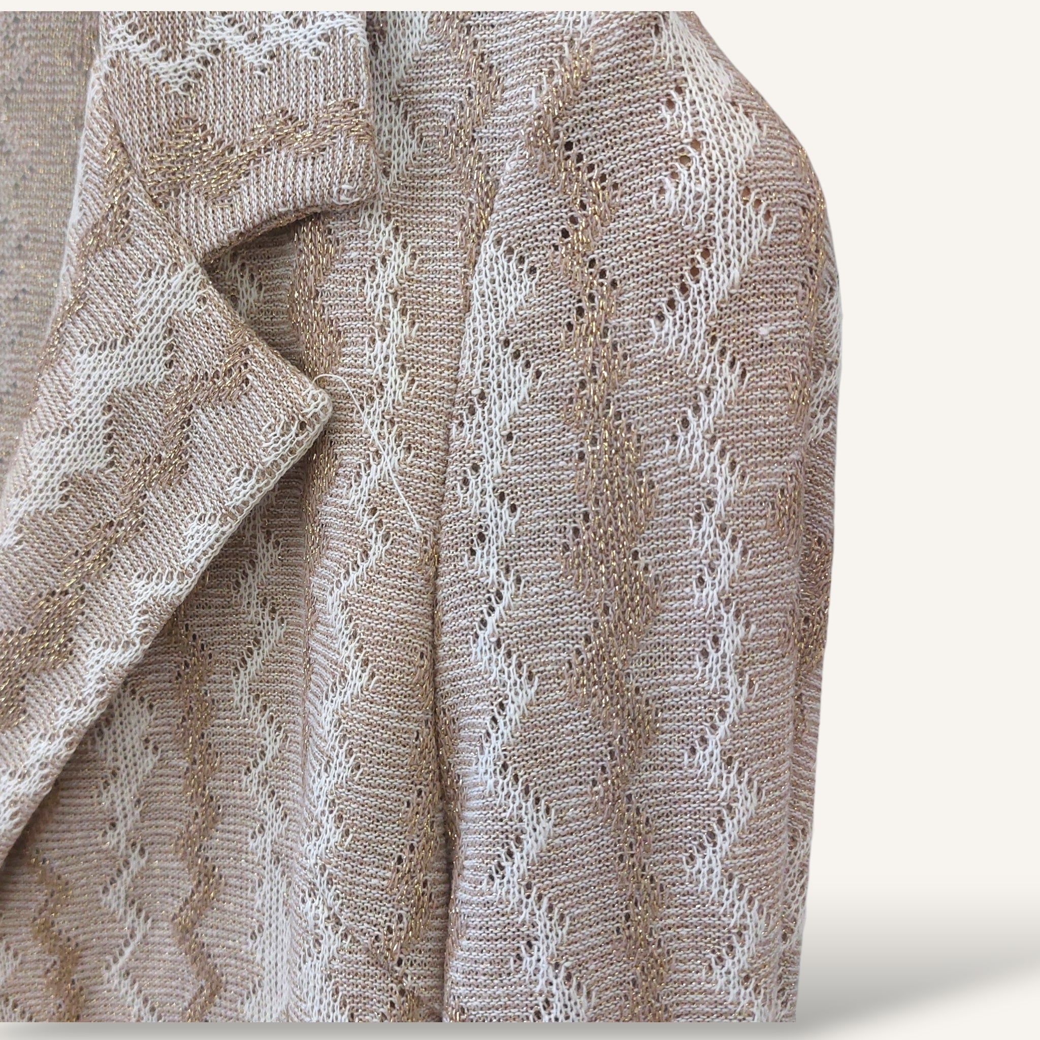 Blazer sartoriale jaquard motivo geometrico